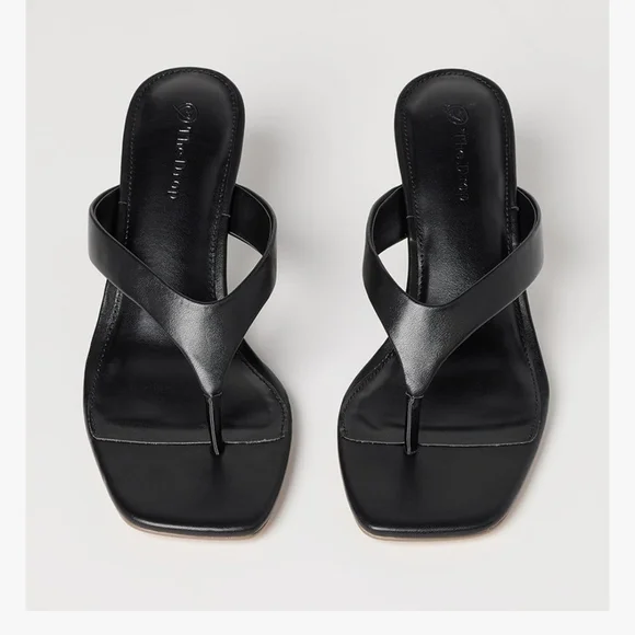 The Drop Women's Dakota Thong Scupted Heel Sandal #912, 913, 914 - Picture 13 of 14